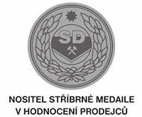 V kategorizaci prodejců jsme získali stříbrnou plaketu.